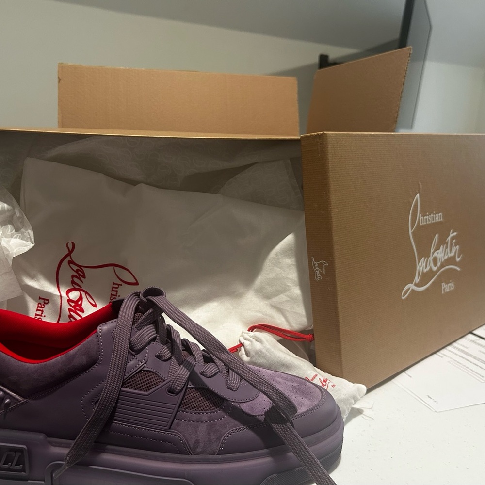 Christian Louboutin Purple Sneakers
